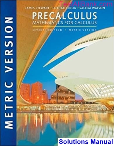 Precalculus Mathematics For Calculus International Metric Edition 7th ...