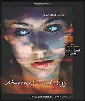 abnormal psychology 8th edition comer test bank