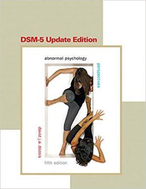 abnormal psychology perspectives update edition 5th edition dozois test bank