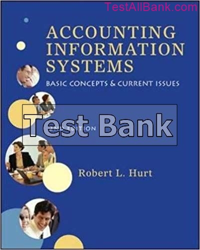 accounting information systems 2nd edition hurt test bank