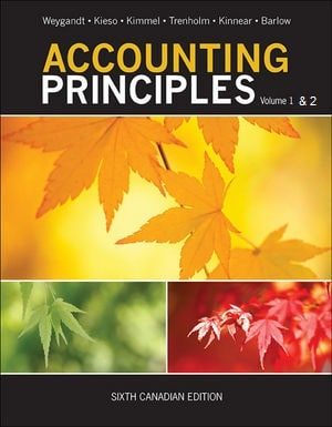 accounting principles canadian 6th edition weygandt solutions manual
