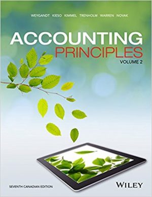 accounting principles canadian volume ii 7th edition weygandt solutions manual