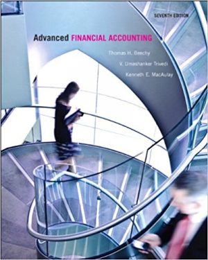 advanced financial accounting 7th edition beechy solutions manual