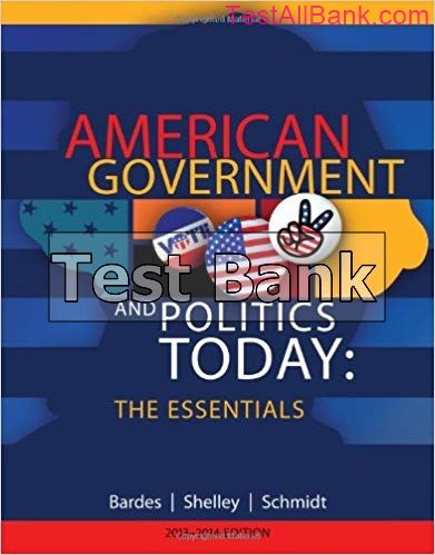 American Government And Politics Today The Essentials 17th Edition ...