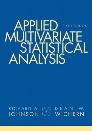 applied multivariate statistical analysis 6th edition johnson solutions manual