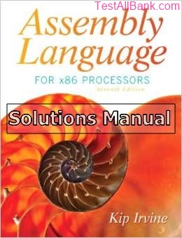 assembly language for x86 processors 7th edition irvine solutions manual