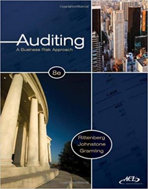 auditing a business risk approach 8th edition rittenberg solutions manual