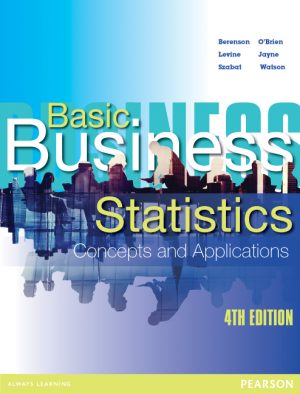 basic business statistics australian 4th edition berenson solutions manual