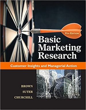 basic marketing research 9th edition brown solutions manual