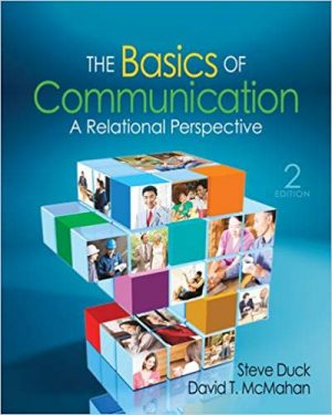 basics of communication a relational perspective 2nd edition duck test bank