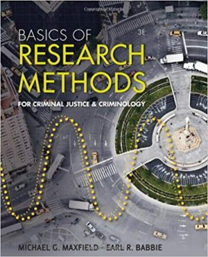 basics of research methods for criminal justice and criminology 3rd edition maxfield test bank