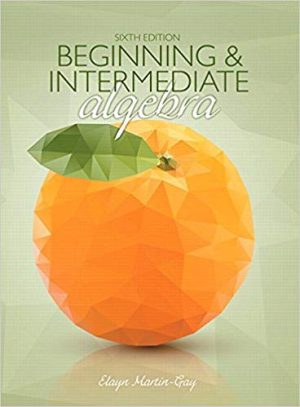 beginning and intermediate algebra 6th edition gay test bank