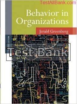 behavior in organizations 10th edition greenberg test bank