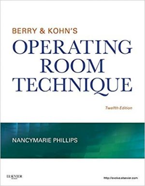 berry and kohns operating room technique 12th edition nancymarie phillips test bank