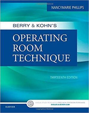 berry and kohns operating room technique 13th edition nancymarie phillips test bank
