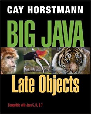 big java late objects 1st edition horstmann solutions manual