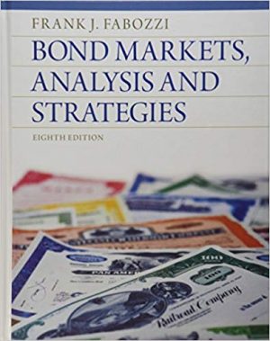 bond markets analysis and strategies 8th edition fabozzi solutions manual
