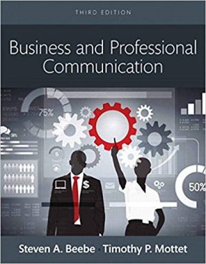 business and professional communication 3rd edition beebe test bank