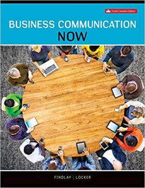 business communication canadian 4th edition findlay solutions manual