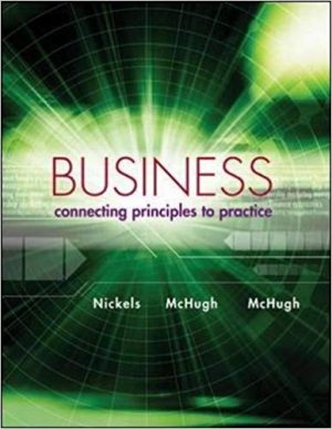 business connecting principles to practice 1st edition nickels test bank