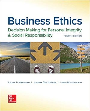 business ethics 4th edition hartman solutions manual