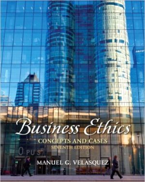 business ethics concepts and cases 7th edition velasquez test bank