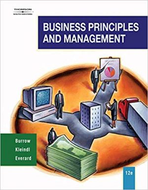 business principles and management 12th edition burrow solutions manual