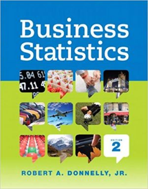 business statistics 2nd edition donatelle solutions manual
