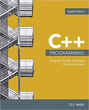 c programming program design including data structures 8th edition malik test bank