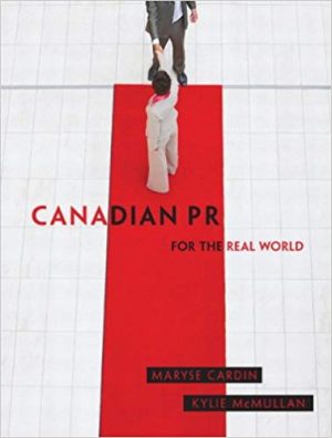 canadian pr for the real world 1st edition cardin solutions manual