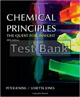 chemical principles 5th edition atkins test bank