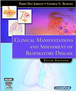 clinical manifestations and assessment of respiratory disease 5th edition jardins test bank