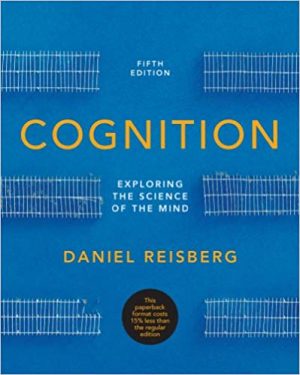 cognition exploring the science of the mind 5th edition reisberg test bank
