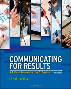 communicating for results 10th edition hamilton test bank
