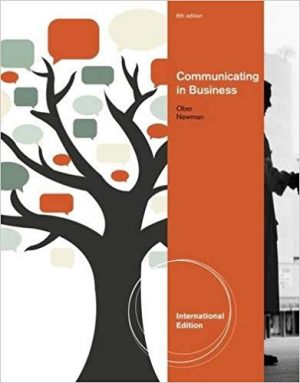 communication in business international edition 8th edition ober solutions manual