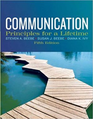 communication principles for a lifetime 5th edition beebe test bank
