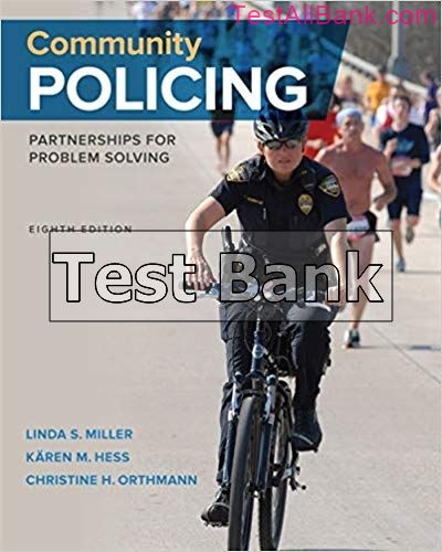 community policing partnerships for problem solving (8th ed.)