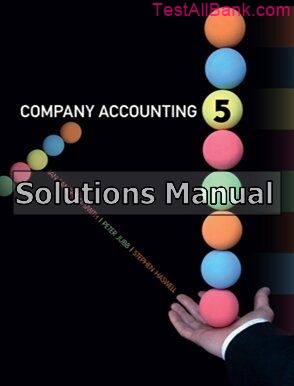 company accounting australia new zealand 5th edition jubb solutions manual