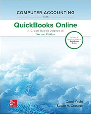 computer accounting with quickbooks online a cloud based approach 2nd edition yacht test bank