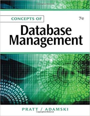 concepts of database management 7th edition pratt test bank