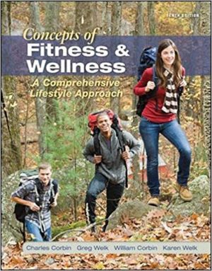 concepts of fitness and wellness a comprehensive lifestyle approach 10th edition corbin test bank