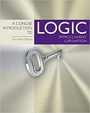 concise introduction to logic 13th edition hurley solutions manual