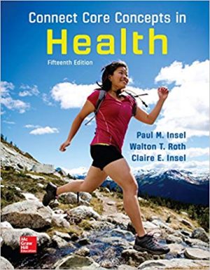 connect core concepts in health big 15th edition insel test bank