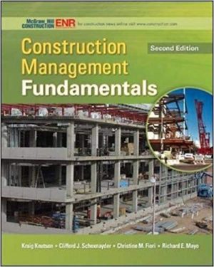 construction management fundamentals 2nd edition knutson solutions manual