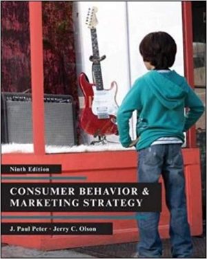 consumer behavior 9th edition peter test bank