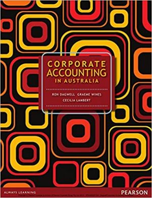 corporate accounting in australia 1st edition gaffikin test bank