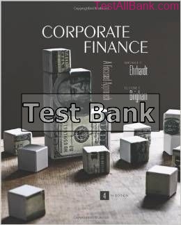 corporate finance 4th edition ehrhardt test bank