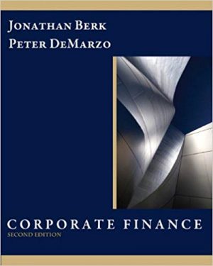 corporate finance canadian 2nd edition berk test bank