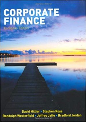 corporate finance european 1st edition hillier test bank