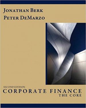 corporate finance the core 2nd edition berk solutions manual